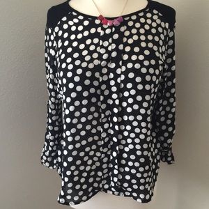ModCloth Polka Dot Top